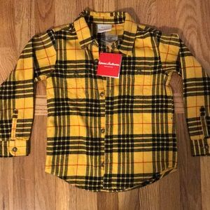 Hanna Andersson flannel shirt, size 4T